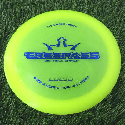 Dynamic Discs Lucid Trespass - 170g - Translucent Yellow