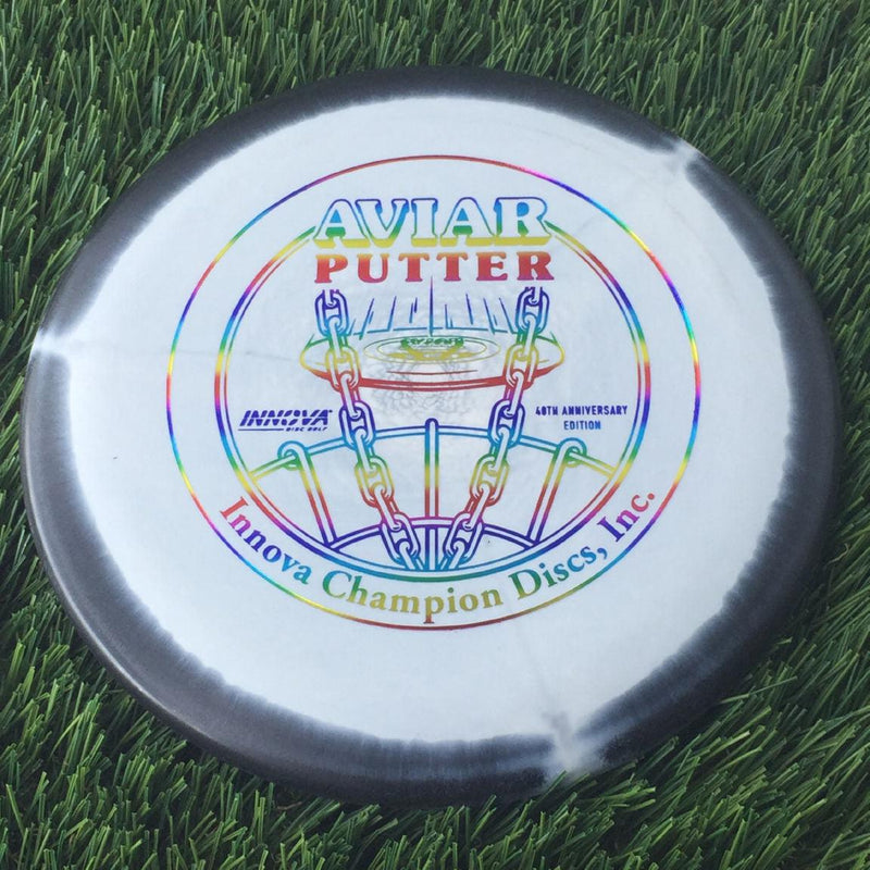 Innova Halo Nexus Aviar Putter with 40th Anniversary - Innova Champion Discs, Inc. Stamp - 175g Black