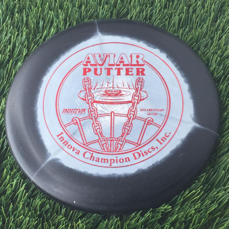 Innova Halo Nexus Aviar Putter with 40th Anniversary - Innova Champion Discs, Inc. Stamp - 169g Black