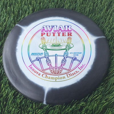 Innova Halo Nexus Aviar Putter with 40th Anniversary - Innova Champion Discs, Inc. Stamp - 170g Black