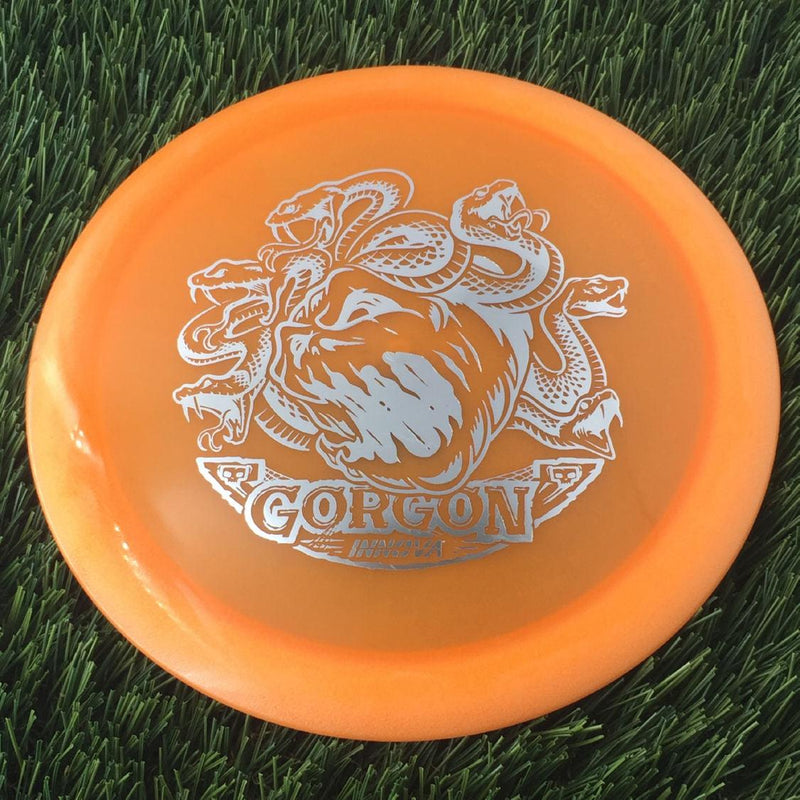 Innova Proto Color Glow Champion Gorgon with Pumpkin Head Medusa - Innova Halloween 2024 Stamp - 172g Orange