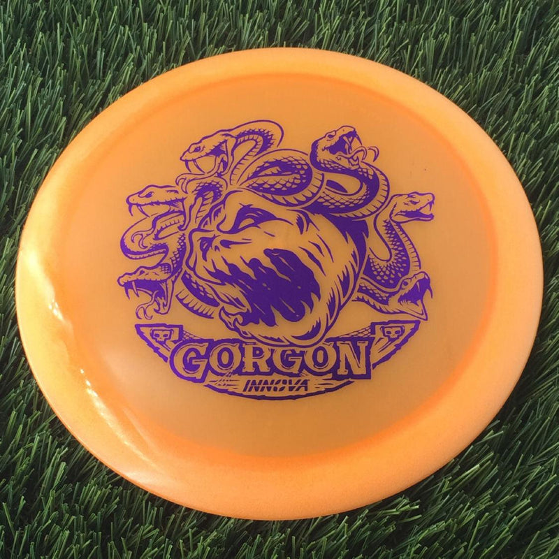 Innova Proto Color Glow Champion Gorgon with Pumpkin Head Medusa - Innova Halloween 2024 Stamp - 171g Orange