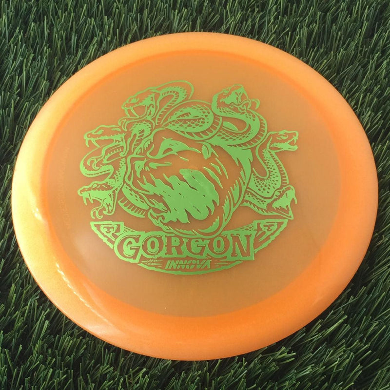 Innova Proto Color Glow Champion Gorgon with Pumpkin Head Medusa - Innova Halloween 2024 Stamp - 175g Orange