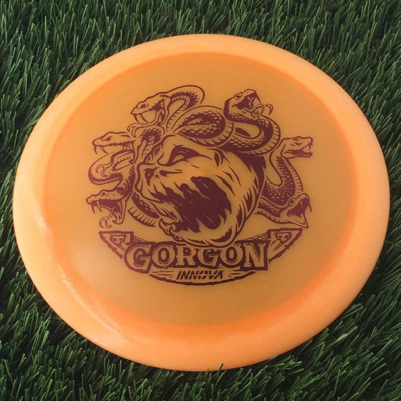 Innova Proto Color Glow Champion Gorgon with Pumpkin Head Medusa - Innova Halloween 2024 Stamp - 175g Orange