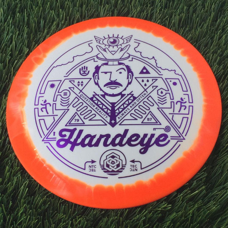 Dynamic Discs Fuzion Ice Orbit Vandal with Meditate - Handeye Supply Co Stamp - 173g Orange