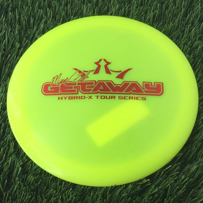 Dynamic Discs Hybrid X Getaway with Mason Ford Tour Series 2022 Stamp - 175g - Translucent Yellow