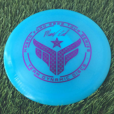 Dynamic Discs Hybrid X Getaway with Mason Ford Logo 2022 Tour Series - Team Dynamic Discs Stamp - 175g - Translucent Blue