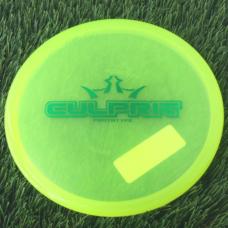 Dynamic Discs Lucid Ice Culprit with Prototype Stamp - 175g - Translucent Yellow