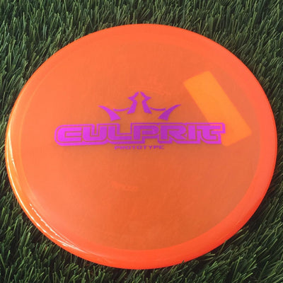 Dynamic Discs Lucid Ice Culprit with Prototype Stamp - 176g - Translucent Orange