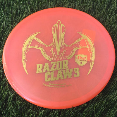 Discmania Evolution Meta Tactic with Razor Claw 3 - Eagle McMahon Signature Series Stamp - 176g - Translucent Orange