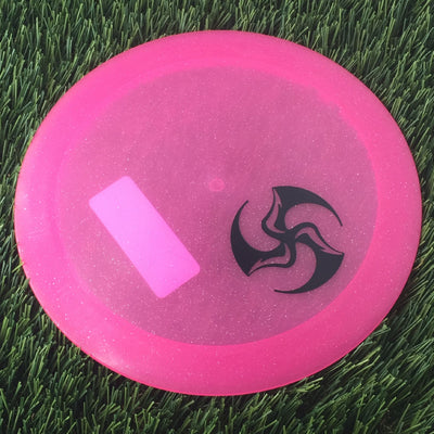 Dynamic Discs Lucid Sparkle Trespass with Handeye Highrise Stamp - 173g - Translucent Pink