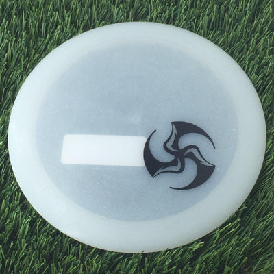 Dynamic Discs Lucid Sparkle Trespass with Handeye Highrise Stamp - 174g - Translucent White