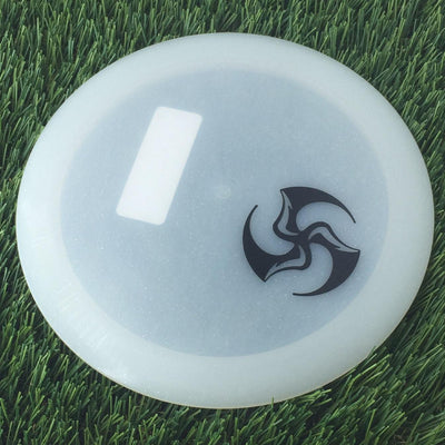 Dynamic Discs Lucid Sparkle Trespass with Handeye Highrise Stamp - 173g - Translucent White