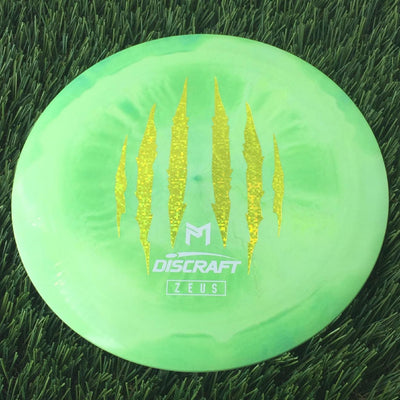 Discraft ESP Swirl Zeus with Paul McBeth 6X World Champ Claw Stamp - 174g - Solid Green