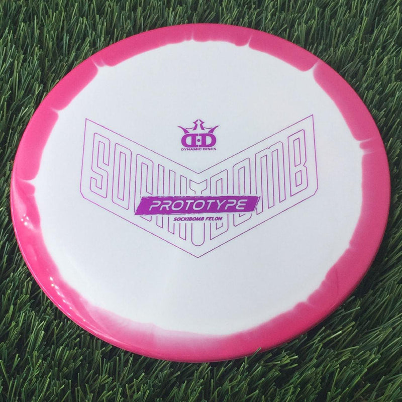 Dynamic Discs Supreme Sockibomb Felon with Prototype Stamp - 175g - Solid Pink