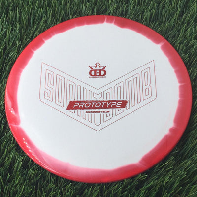 Dynamic Discs Supreme Sockibomb Felon with Prototype Stamp - 174g - Solid Red