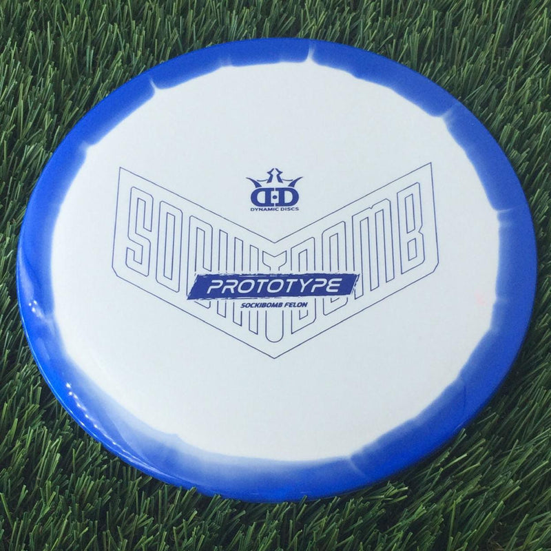 Dynamic Discs Supreme Sockibomb Felon with Prototype Stamp - 175g - Solid Blue