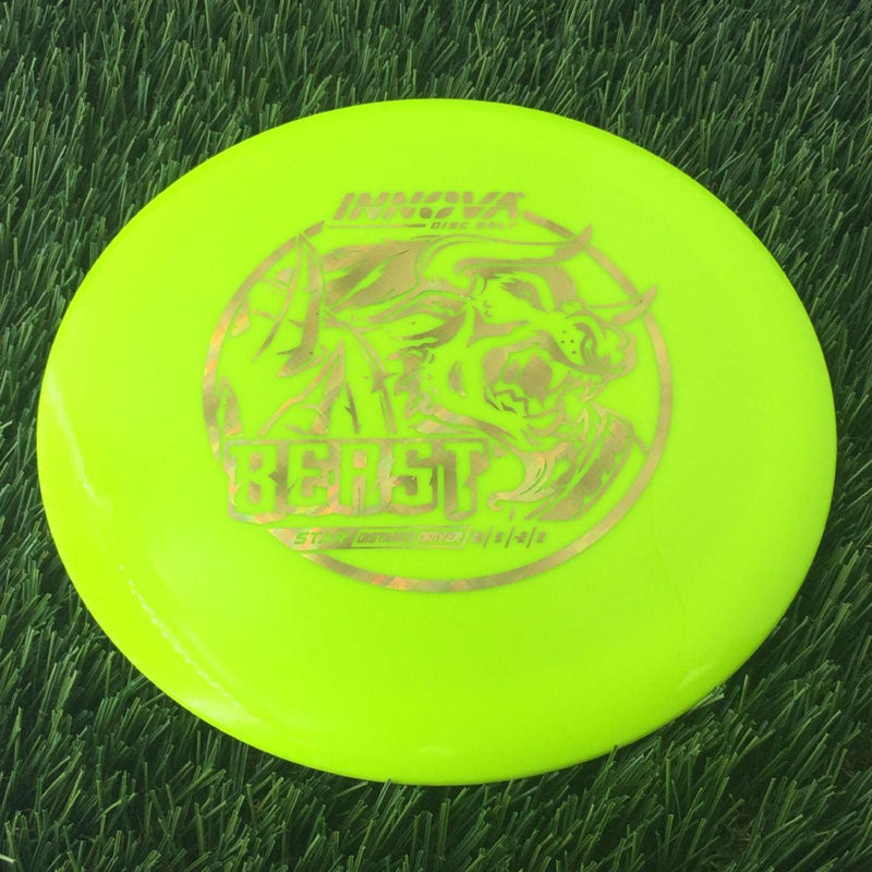 Innova Star Beast with Burst Logo Stock Stamp - 168g Yellow