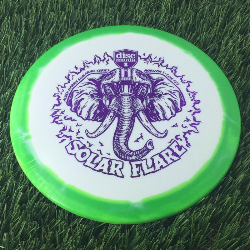 Discmania Horizon S-Line FD3 with Solar Flare - Alden Harris Signature Series 2024 Stamp - 174g Green