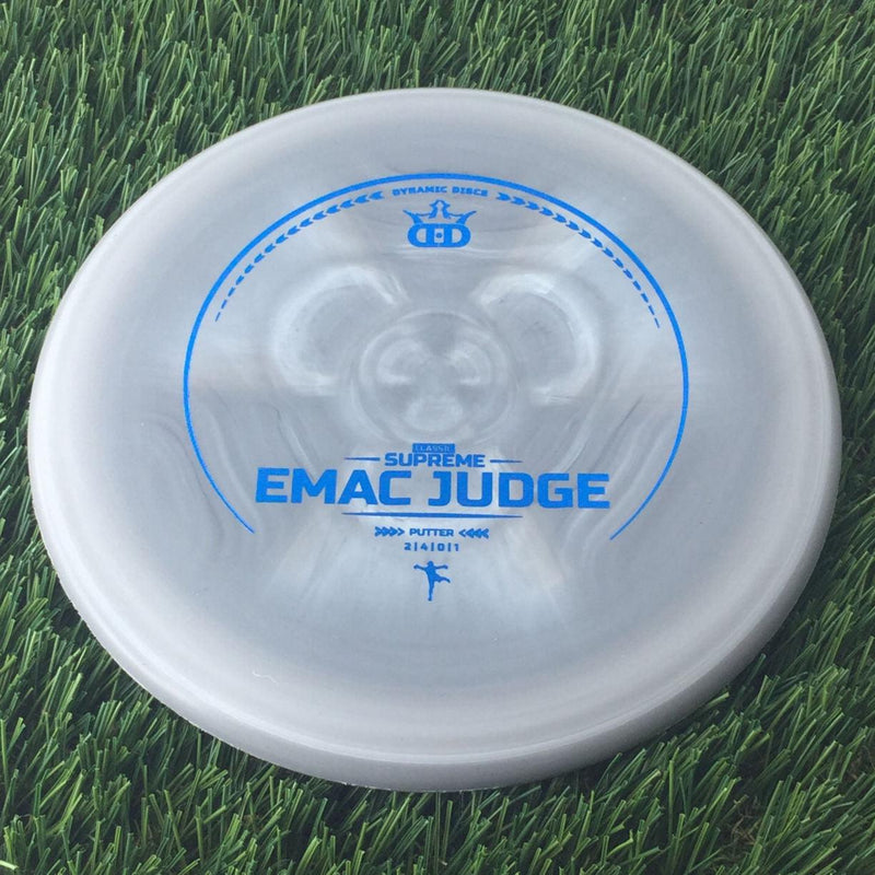 Dynamic Discs Classic Supreme EMAC Judge with Small EMac Silhouette Stamp - 175g Grey