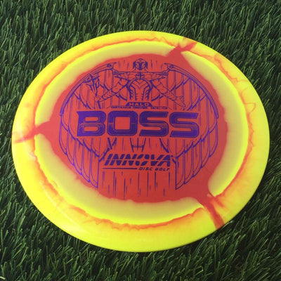 Innova Halo Star Boss with Burst Logo Stock Stamp - 146g Yellow