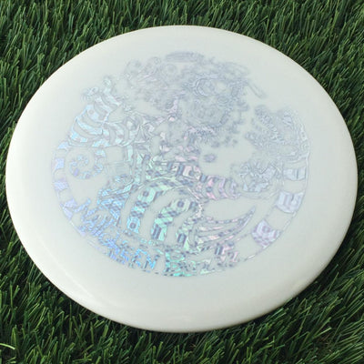 Discraft ESP Glo Buzzz with 2024 Halloween - Buzzzjuice Single Foil Stamp - 177g White