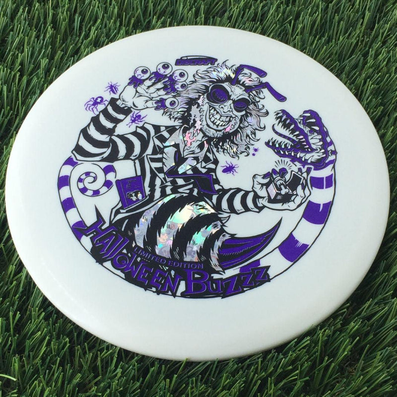 Discraft ESP Glow Buzzz with 2024 Halloween - Buzzzjuice Triple Foil Stamp - 180g White