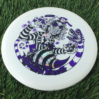 Discraft ESP Glow Buzzz with 2024 Halloween - Buzzzjuice Triple Foil Stamp - 180g White