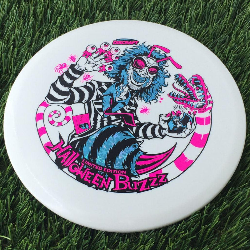 Discraft ESP Glo Buzzz with 2024 Halloween - Buzzzjuice Triple Foil Stamp - 176g White