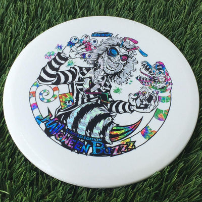 Discraft ESP Glo Buzzz with 2024 Halloween - Buzzzjuice Triple Foil Stamp - 180g White