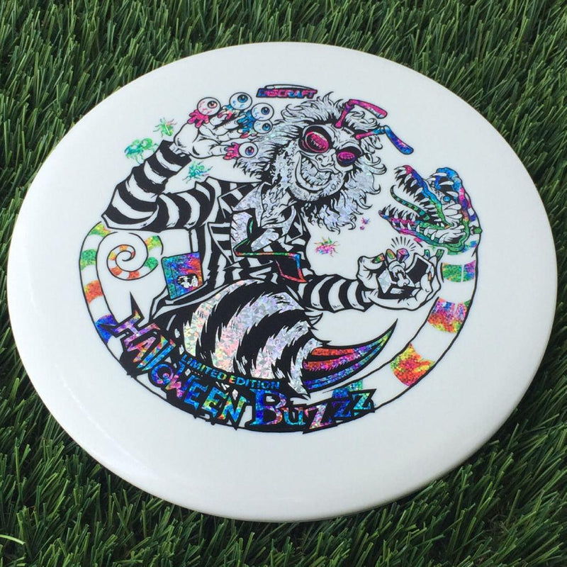 Discraft ESP Glo Buzzz with 2024 Halloween - Buzzzjuice Triple Foil Stamp - 174g White