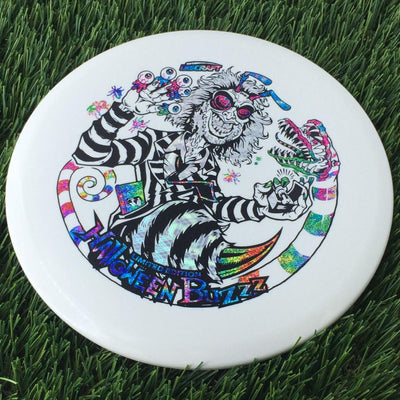 Discraft ESP Glow Buzzz with 2024 Halloween - Buzzzjuice Triple Foil Stamp - 180g White