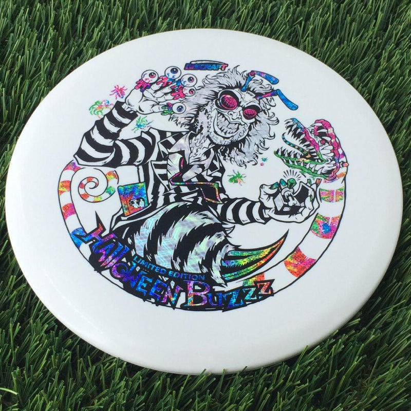 Discraft ESP Glo Buzzz with 2024 Halloween - Buzzzjuice Triple Foil Stamp - 180g White