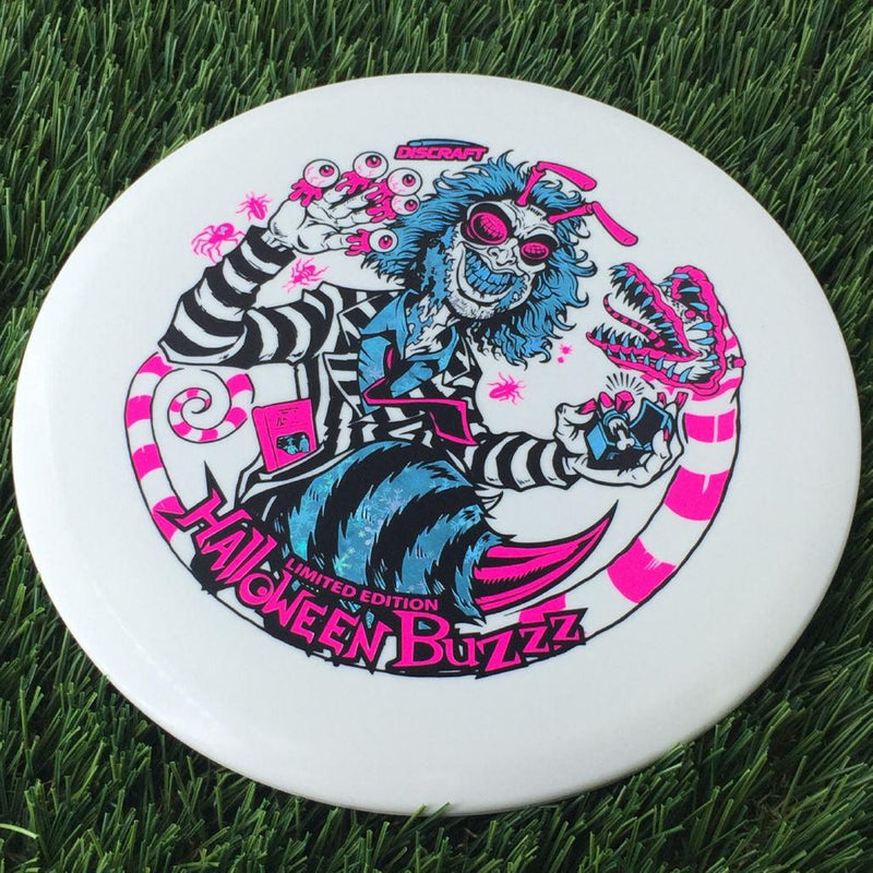 Discraft ESP Glow Buzzz with 2024 Halloween - Buzzzjuice Triple Foil Stamp - 176g White