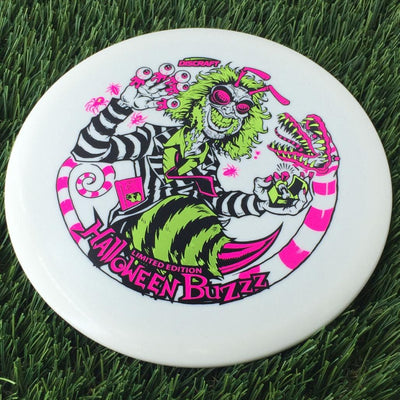 Discraft ESP Glo Buzzz with 2024 Halloween - Buzzzjuice Triple Foil Stamp - 180g White