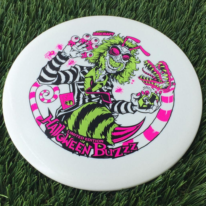 Discraft ESP Glow Buzzz with 2024 Halloween - Buzzzjuice Triple Foil Stamp - 178g White