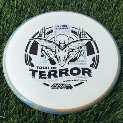 Axiom Fission Pyro with Flying Thrills in Bolder, CO presented by Gyrovision & Eagle McMahon - 2024 Halloween Tour of Terror Stamp - 178g White