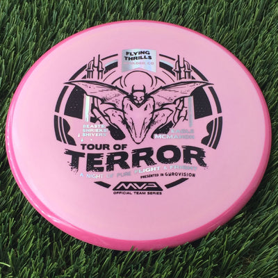 Axiom Fission Pyro with Flying Thrills in Bolder, CO presented by Gyrovision & Eagle McMahon - 2024 Halloween Tour of Terror Stamp - 176g Pink