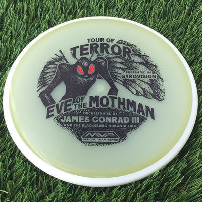 MVP Eclipse Glow 2.0 Detour with Eve of the Mothman - James Conrad and the Blacksburg Virginia Trio - MVP Halloween 2024 Tour of Terror Stamp - 176g - Translucent Glow