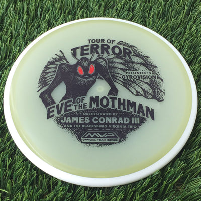 MVP Eclipse Glow 2.0 Detour with Eve of the Mothman - James Conrad and the Blacksburg Virginia Trio - MVP Halloween 2024 Tour of Terror Stamp - 176g - Translucent Glow