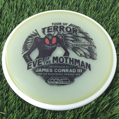 MVP Eclipse Glow 2.0 Detour with Eve of the Mothman - James Conrad and the Blacksburg Virginia Trio - MVP Halloween 2024 Tour of Terror Stamp - 176g - Translucent Glow