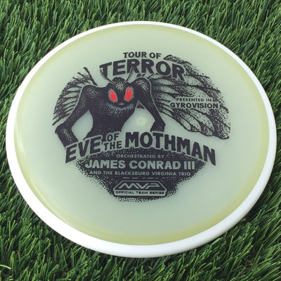 MVP Eclipse Glow 2.0 Detour with Eve of the Mothman - James Conrad and the Blacksburg Virginia Trio - MVP Halloween 2024 Tour of Terror Stamp - 176g - Translucent Glow