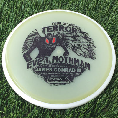 MVP Eclipse Glow 2.0 Detour with Eve of the Mothman - James Conrad and the Blacksburg Virginia Trio - MVP Halloween 2024 Tour of Terror Stamp - 176g - Translucent Glow