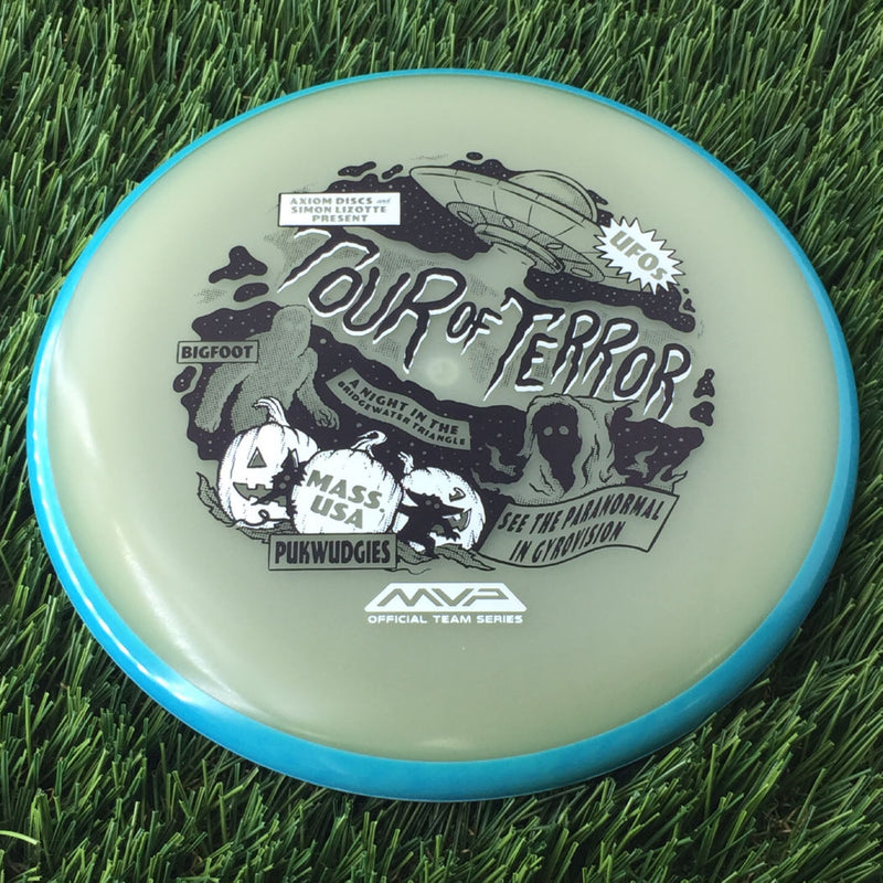 Axiom Eclipse Glow 2.0 Pixel with A Night in the Bridgewater Triangle - Axiom Discs & Simon Lizotte Present the 2024 MVP Halloween Tour of Terror Stamp - 173g - Translucent Glow