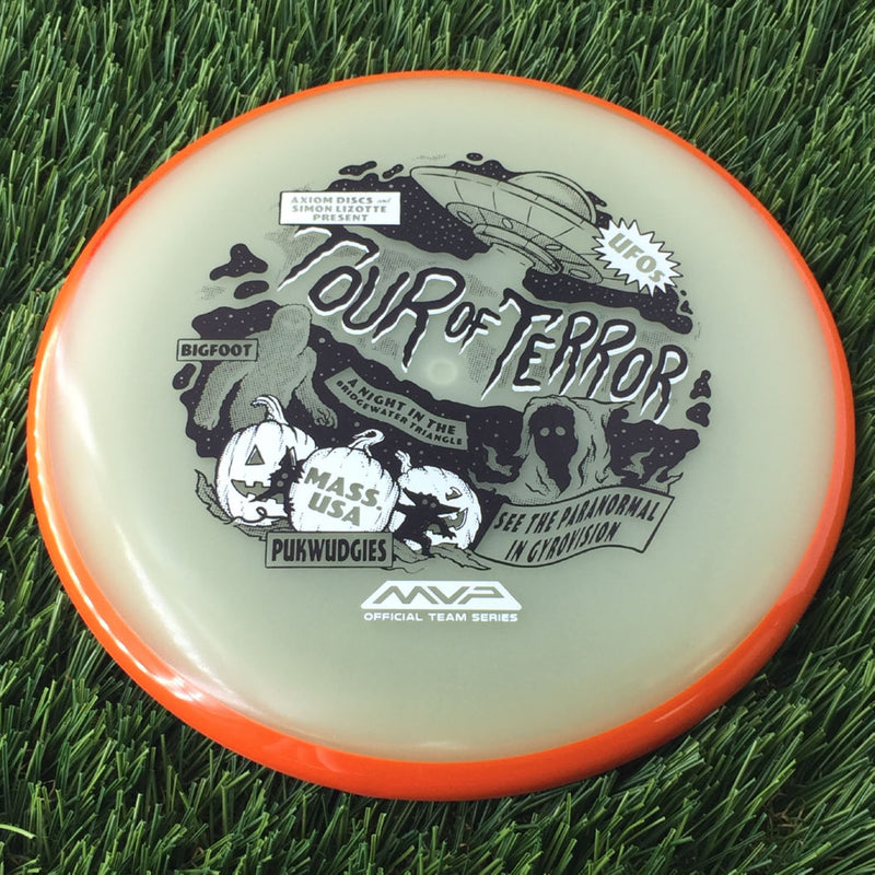 Axiom Eclipse Glow 2.0 Pixel with A Night in the Bridgewater Triangle - Axiom Discs & Simon Lizotte Present the 2024 MVP Halloween Tour of Terror Stamp - 170g - Translucent Glow