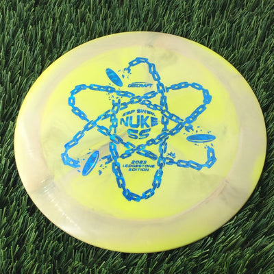 Discraft ESP Swirl Nuke SS with 2023 Ledgestone Edition - Wave 2 Stamp - 172g Yellow