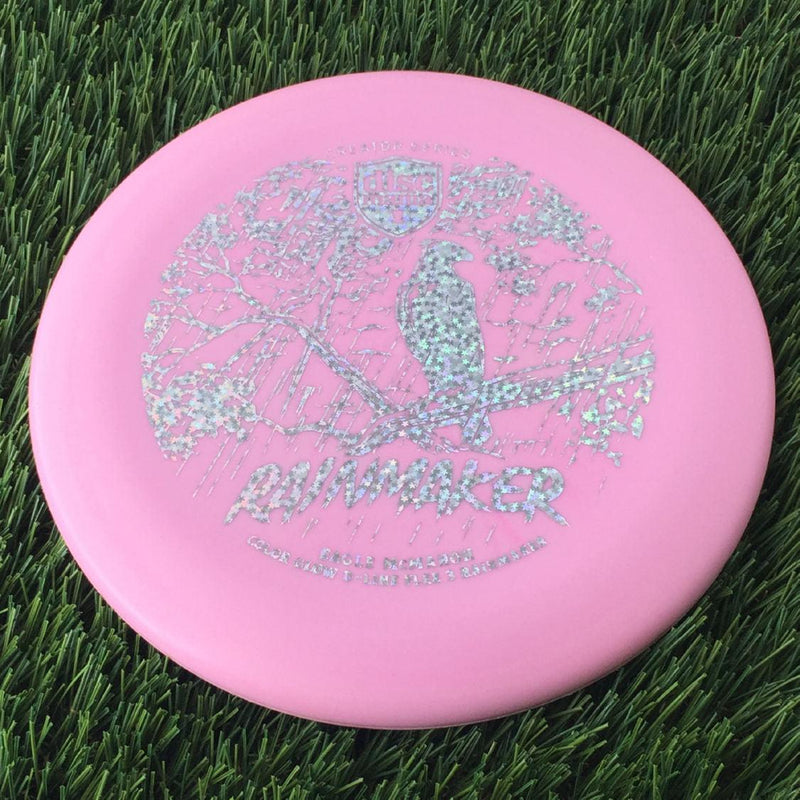 Discmania D-Line Flex 3 Color Glow Rainmaker with Creator Series Eagle McMahon 2023 Stamp - 173g Pastel Pink