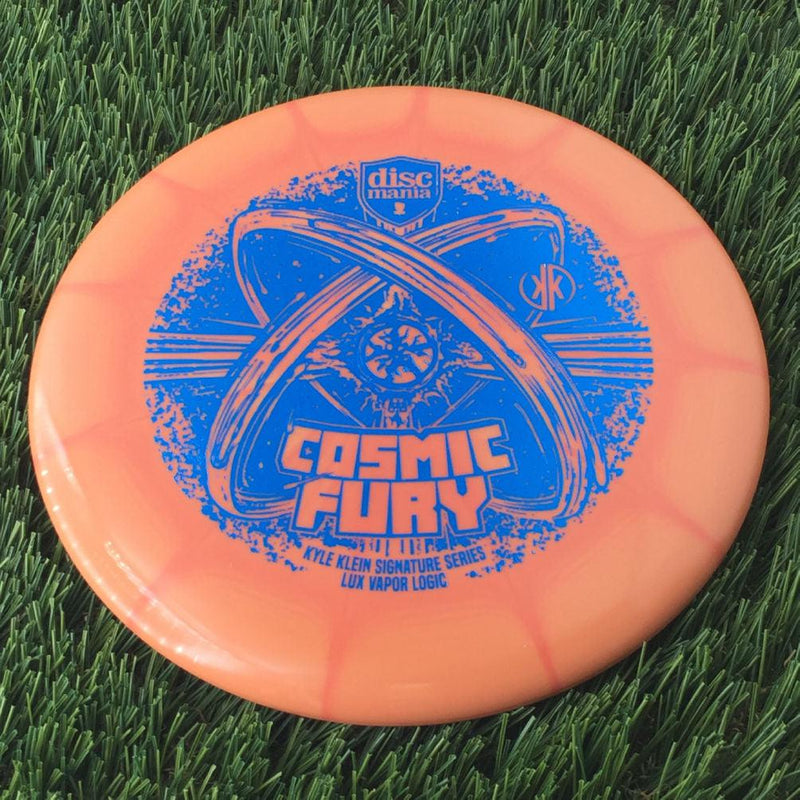 Discmania Evolution Lux Vapor Logic with Cosmic Fury - Kyle Klein Signature Series Stamp - 174g Orange