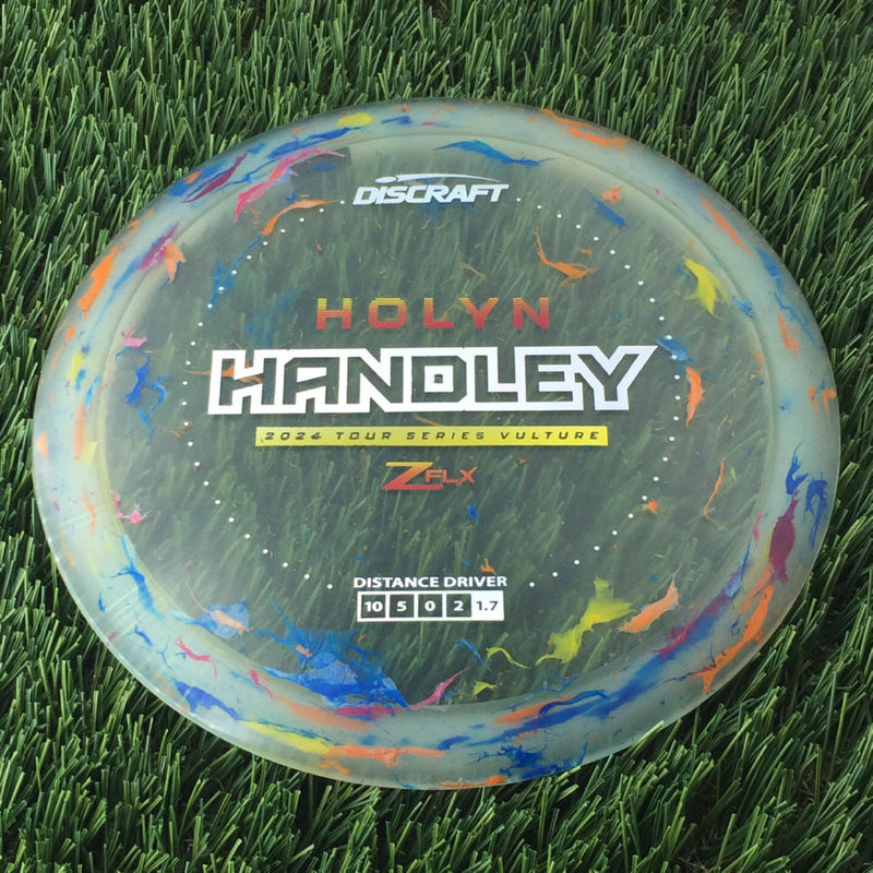 Discraft Jawbreaker Z FLX Vulture with Holyn Handley 2024 Tour Series Stamp - 174g - Translucent Off Blue