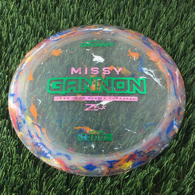 Discraft Jawbreaker Z FLX Thrasher with Missy Gannon 2024 Tour Series Stamp - 174g - Translucent Orangish Pink